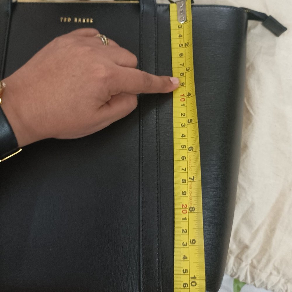 Authentic Ted Baker Medium Tote Bag Black - Picture 16 of 16